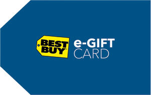 Image of a Best Buy gift card